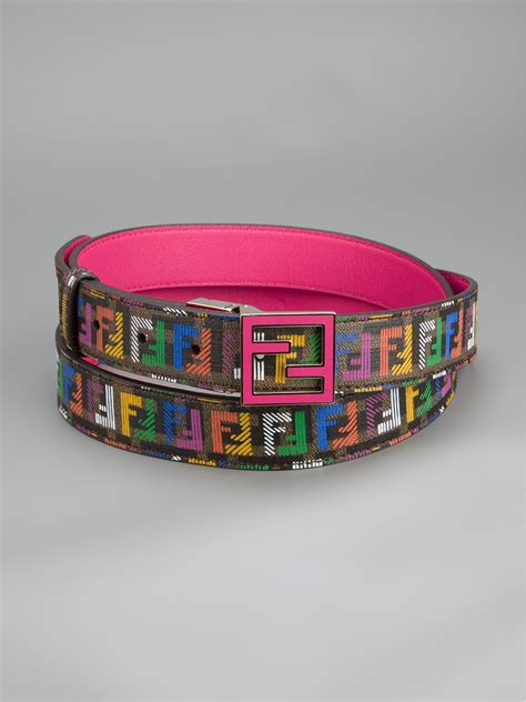 rainbow fendi belt|fendi reversible belt women's.